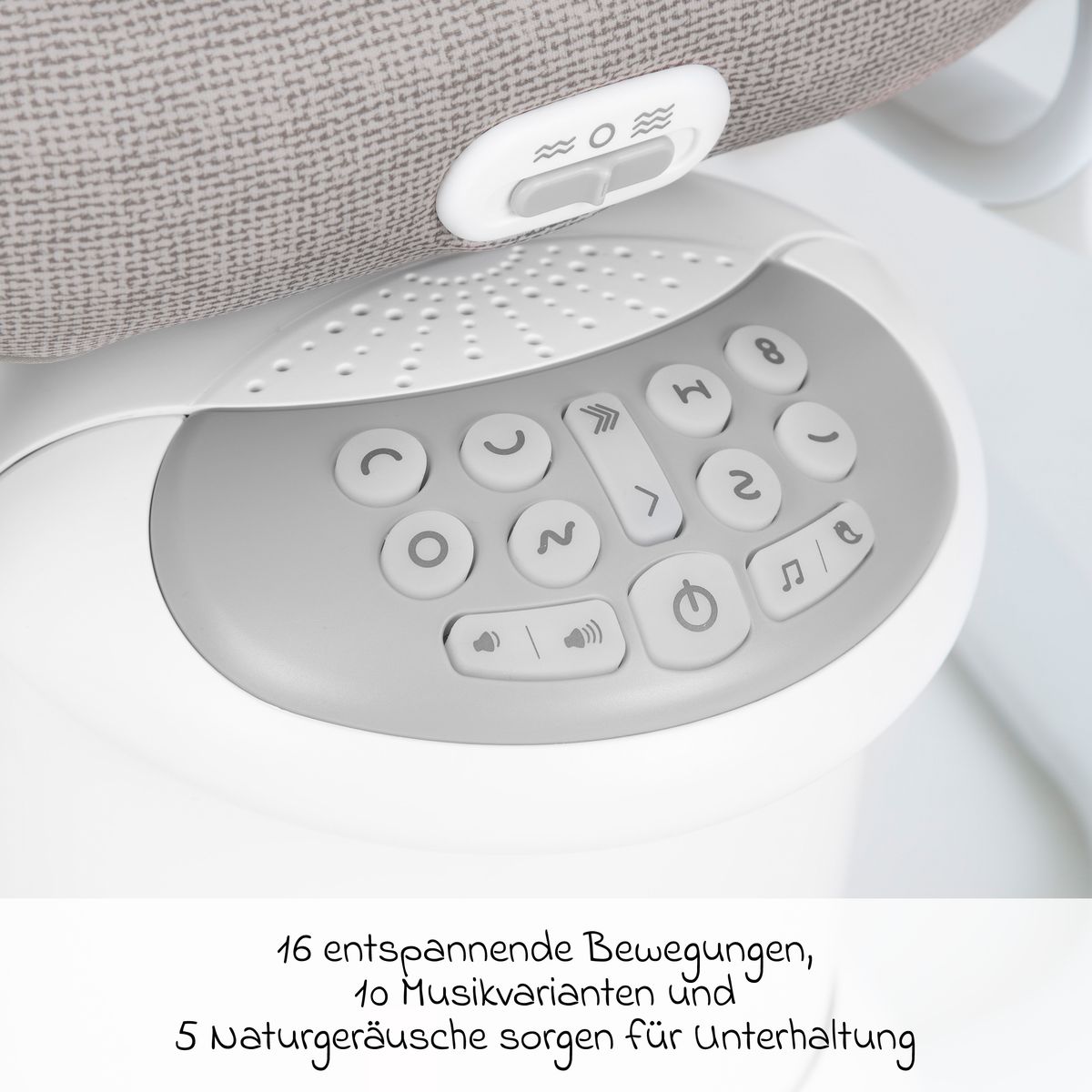 Babygynge 2-i-1 All Ways Soother fra fødsel til 9 mnd - Graco montert i stue