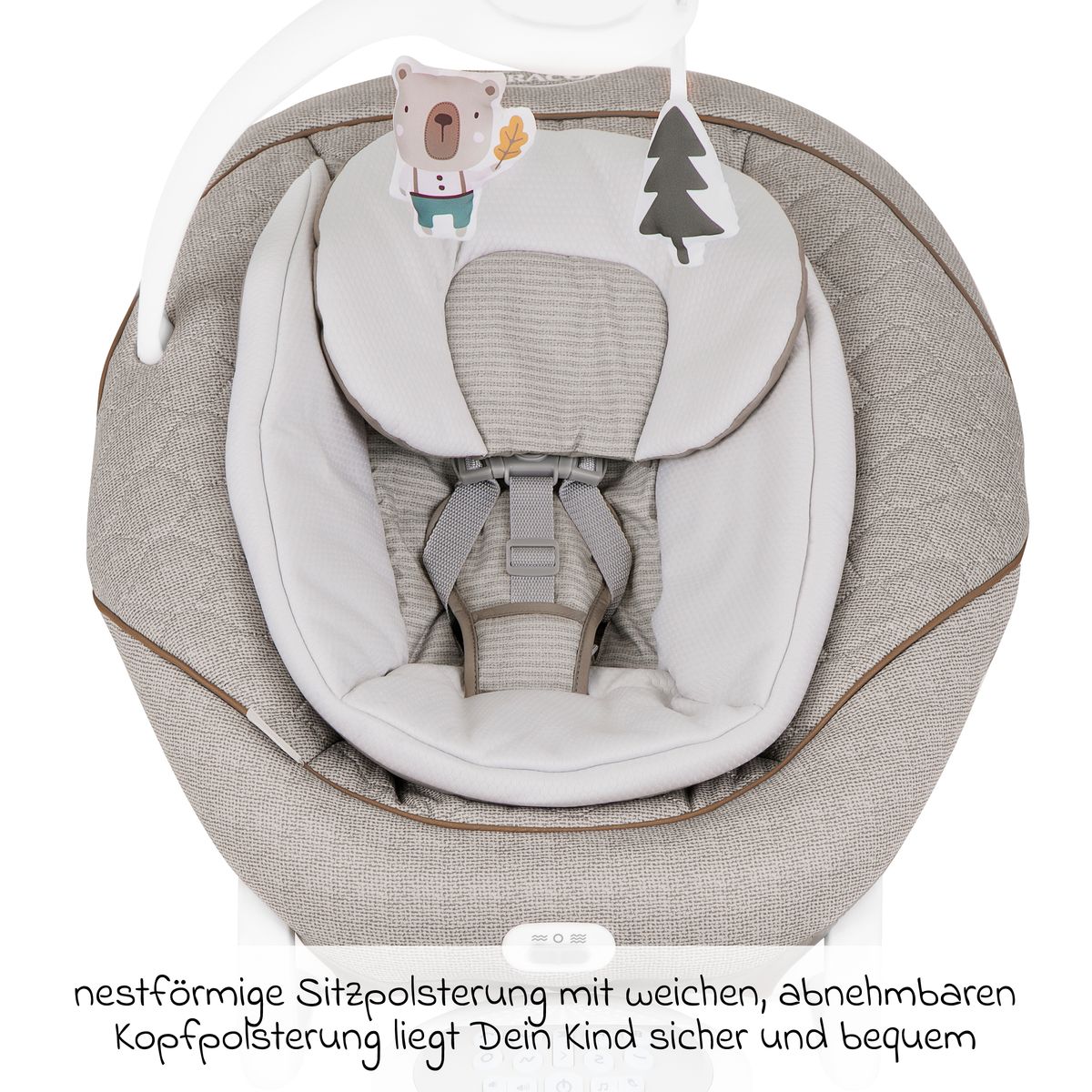 Babygynge 2-i-1 All Ways Soother fra fødsel til 9 mnd - Graco med justerbar ryggstøtte