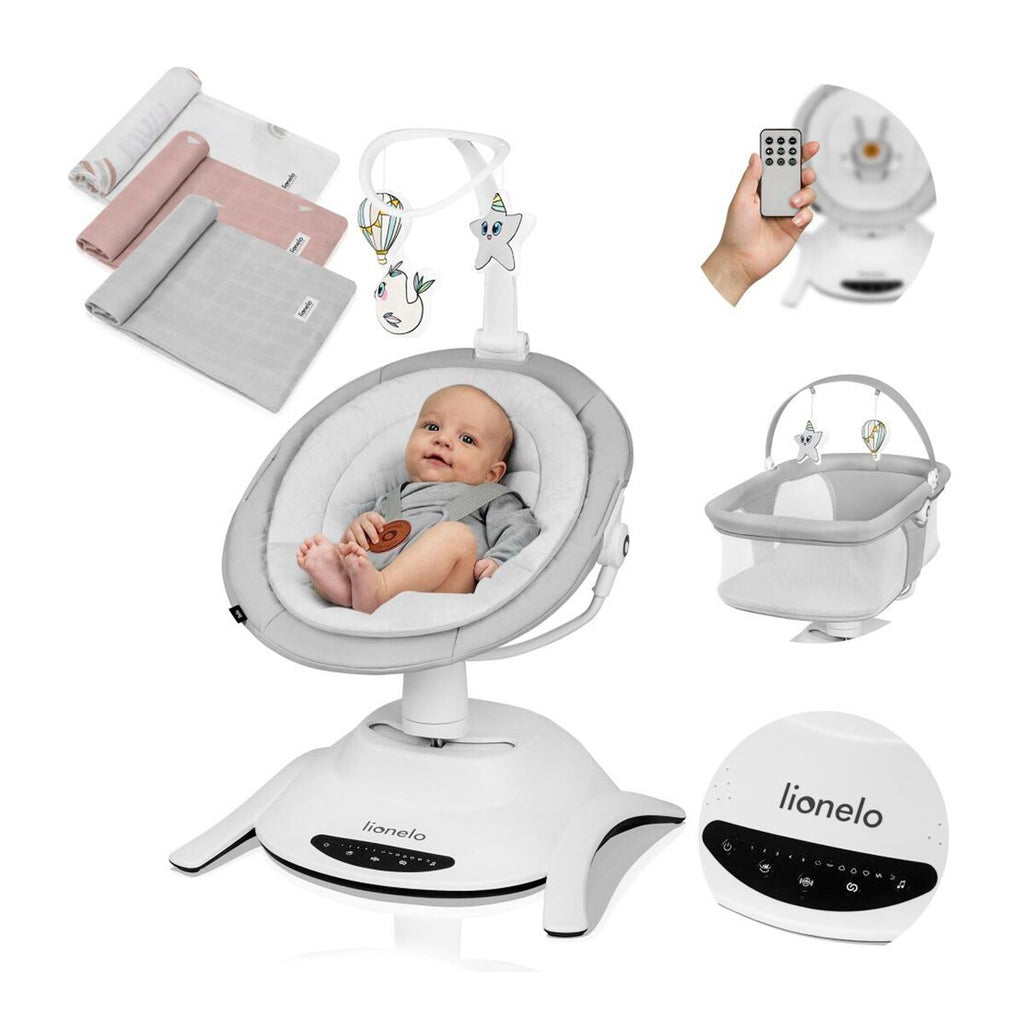Babyhuske Bella sett 2in1 med liggevanne og sete forfra