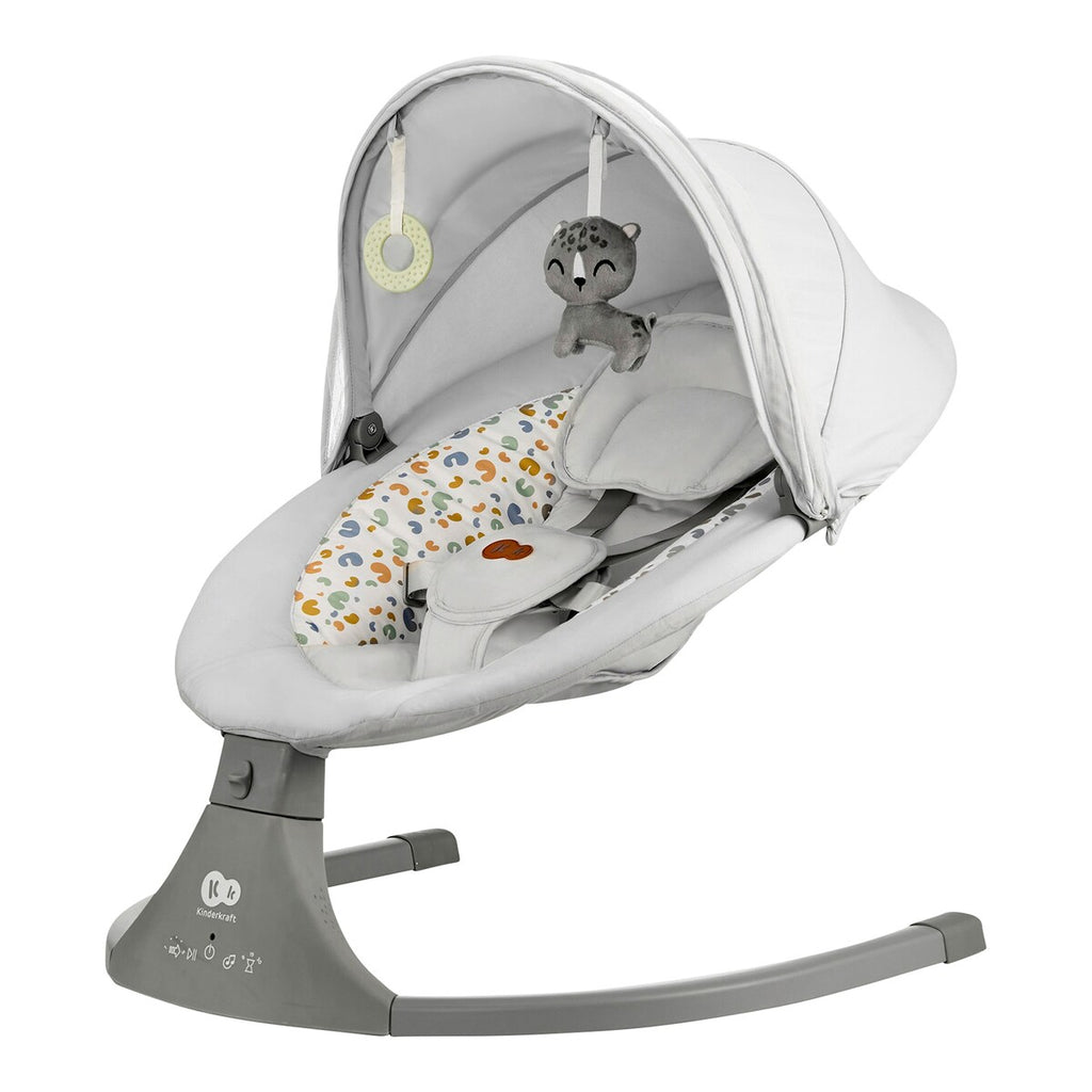 Babyhuske LUMI 2in1 fra fødsel til 9 kg med Bluetooth forfra