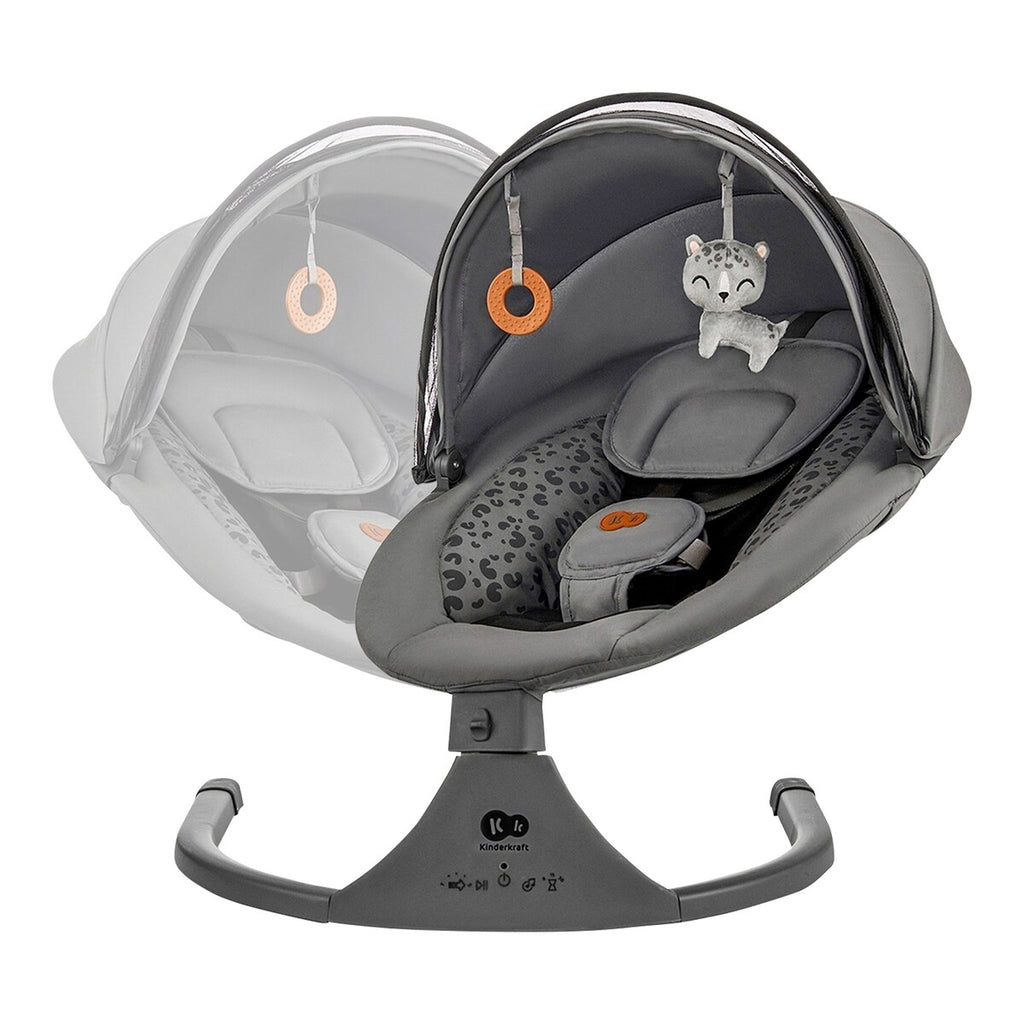 Babyhuske LUMI 2in1 fra fødsel til 9 kg med Bluetooth - Kinderkraft