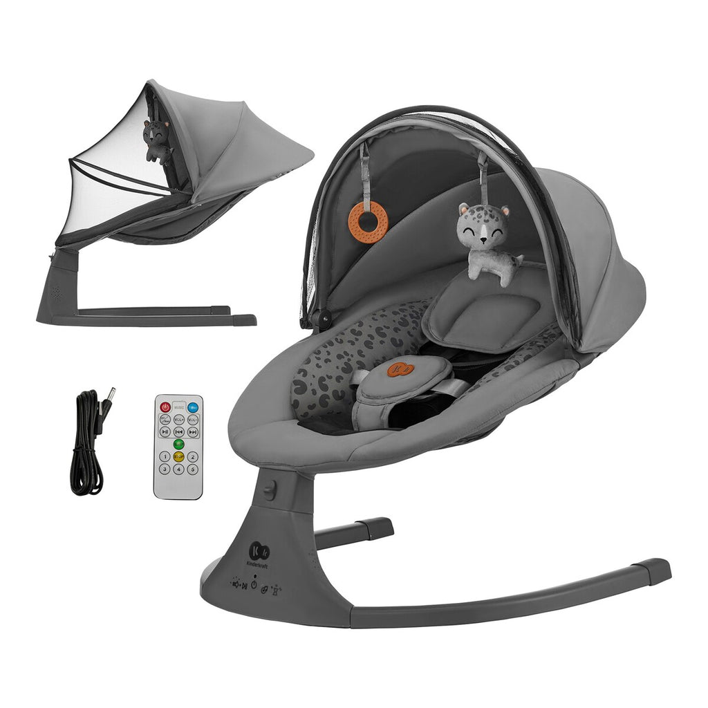 Babyhuske LUMI 2in1 fra fødsel til 9 kg med Bluetooth - Kinderkraft