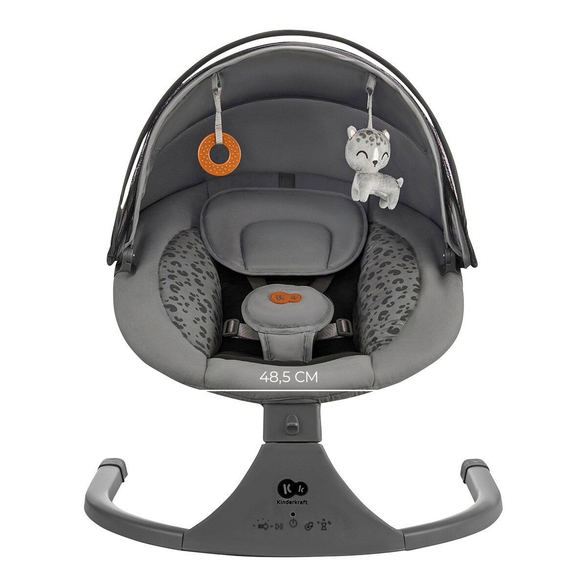 Babyhuske LUMI 2in1 fra fødsel til 9 kg med Bluetooth - Kinderkraft
