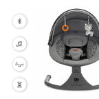 Babyhuske LUMI 2in1 fra fødsel til 9 kg med Bluetooth - Kinderkraft