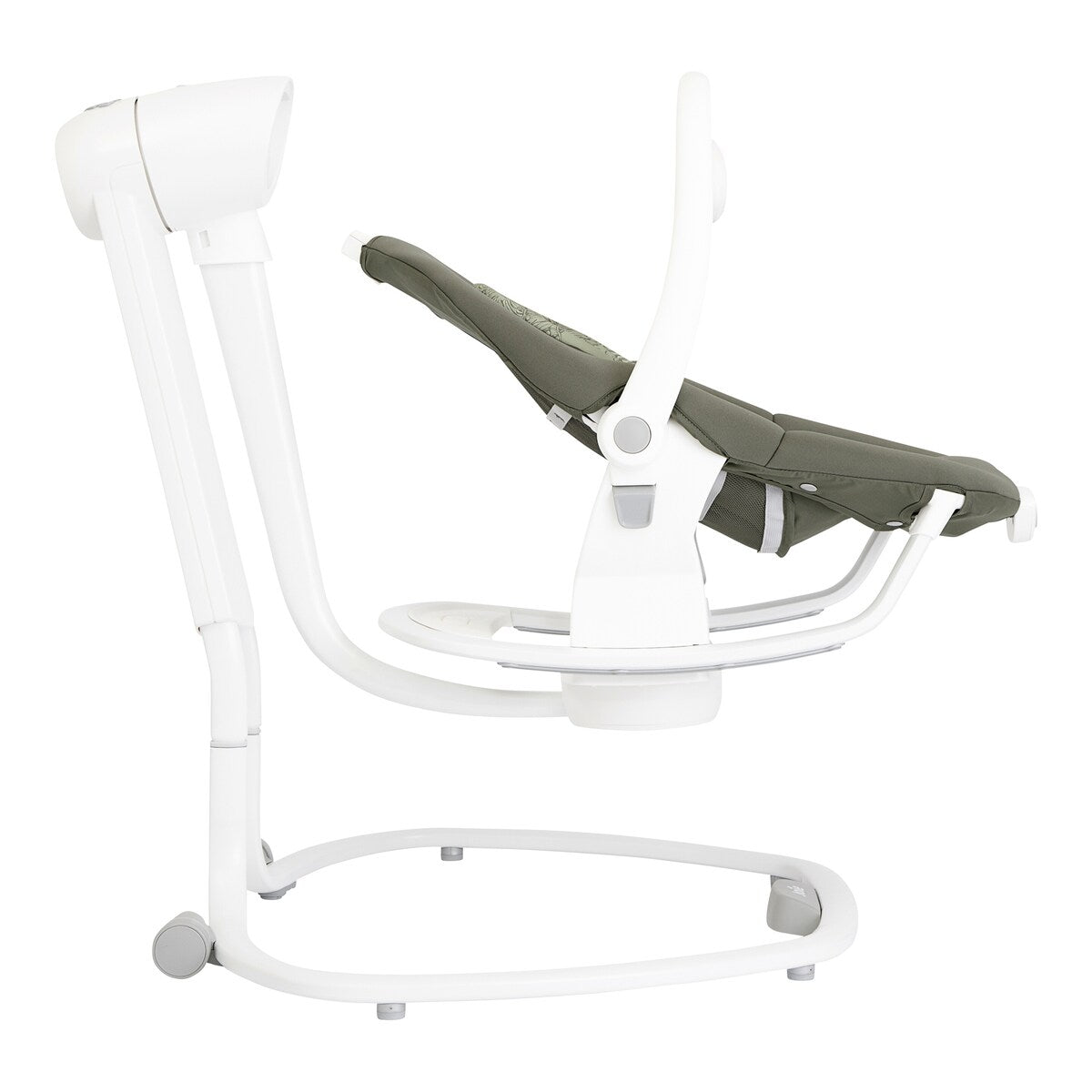 Detalj av sikkerhetssele med SoftTouch-polstring på Babyhuske Serina™ 2in1