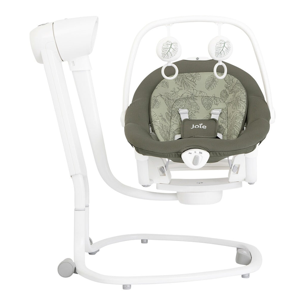 Nærbilde av spillbøyle med to leker på Babyhuske Serina™ 2in1