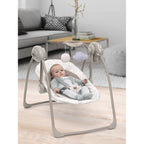 Montert Babyhuske Swing & Play med lekearm og kosedyr