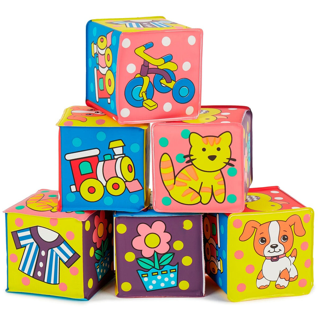 Babyklosser i polyester 6 deler fra 6 mnd detalj av farger