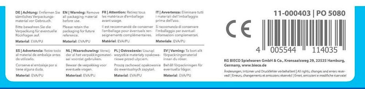 Babyklosser i polyester 6 deler fra 6 mnd emballasje