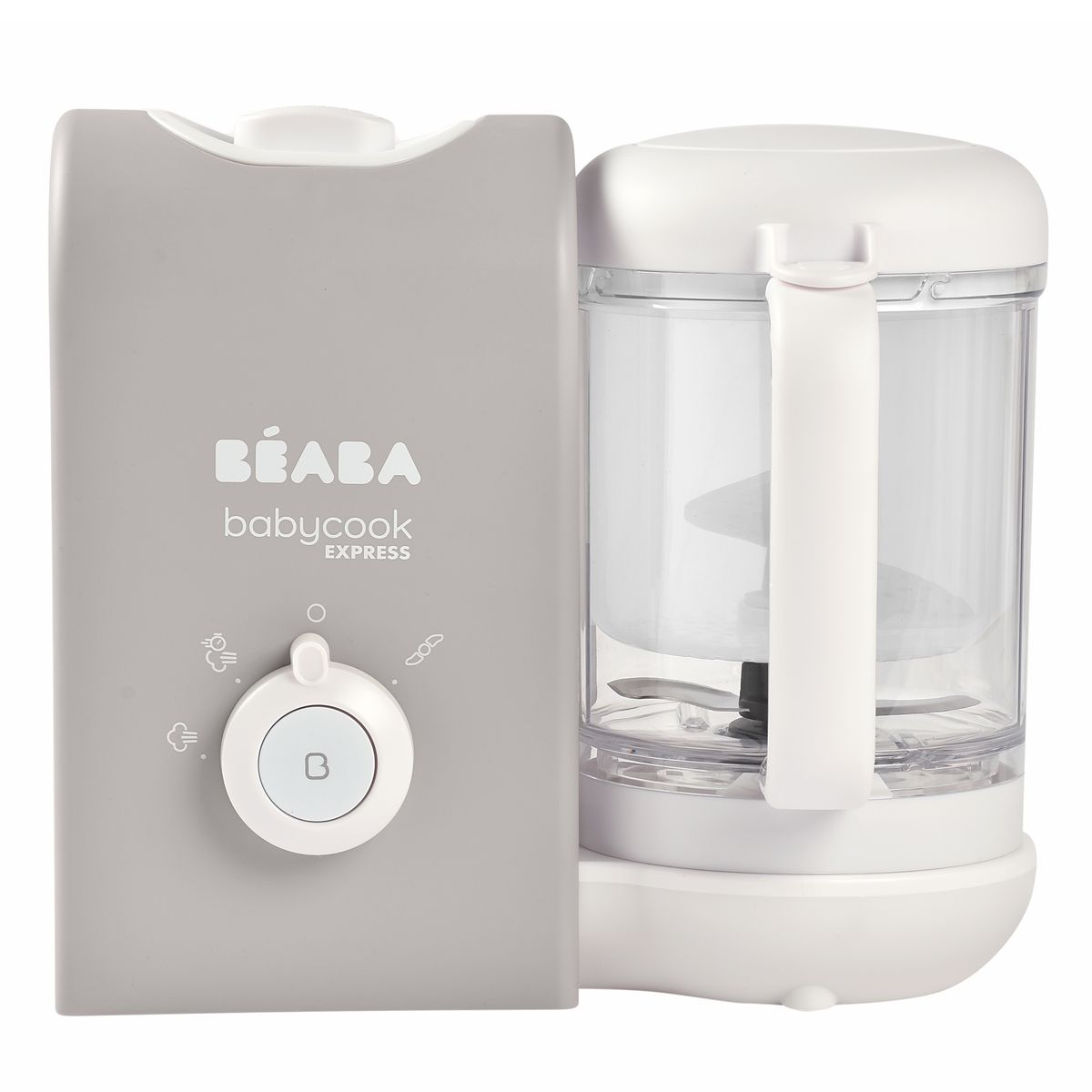 Babymatkoker Babycook Express 4-i-1 Velvet Grey forfra