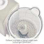 Babymatkoker Babycook Express 4-i-1 Velvet Grey montert på kjøkkenbenk