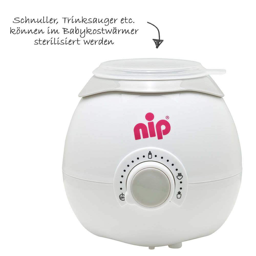 Detalj av grøtinnsats på Babymatvarmer med grøtinnsats og rask oppvarming - Nip