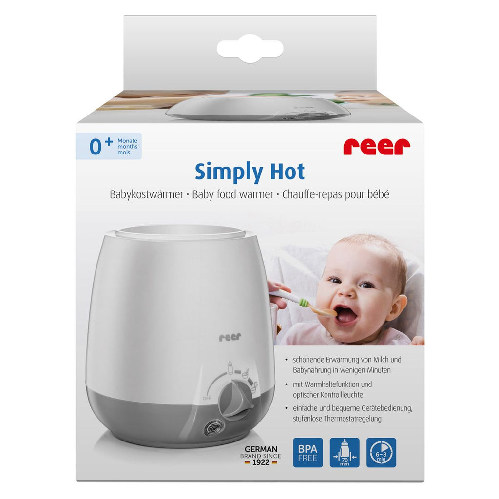Babymatvarmer Simply Hot med vidhalsflaske
