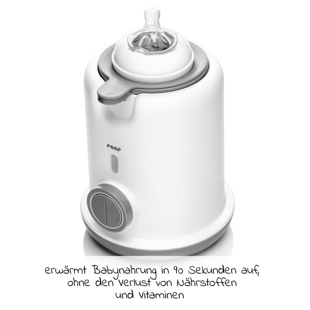 Babymatvarmer TurboFood med dampteknikk bakside