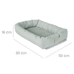 Babynest 3-i-1 Style Frosty green pakket og klar til bruk