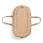 Babynest bærbart bomull 78x45 cm Pure Khaki bakside