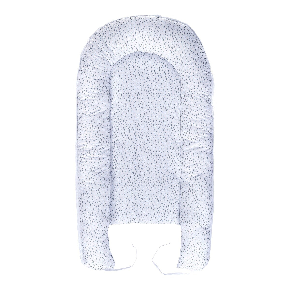 Detalj av Babynest Classics vendbart 55x95 cm bomull materiale