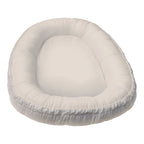Babynest ensfarget bomull 80x55 cm fra fødsel bakside