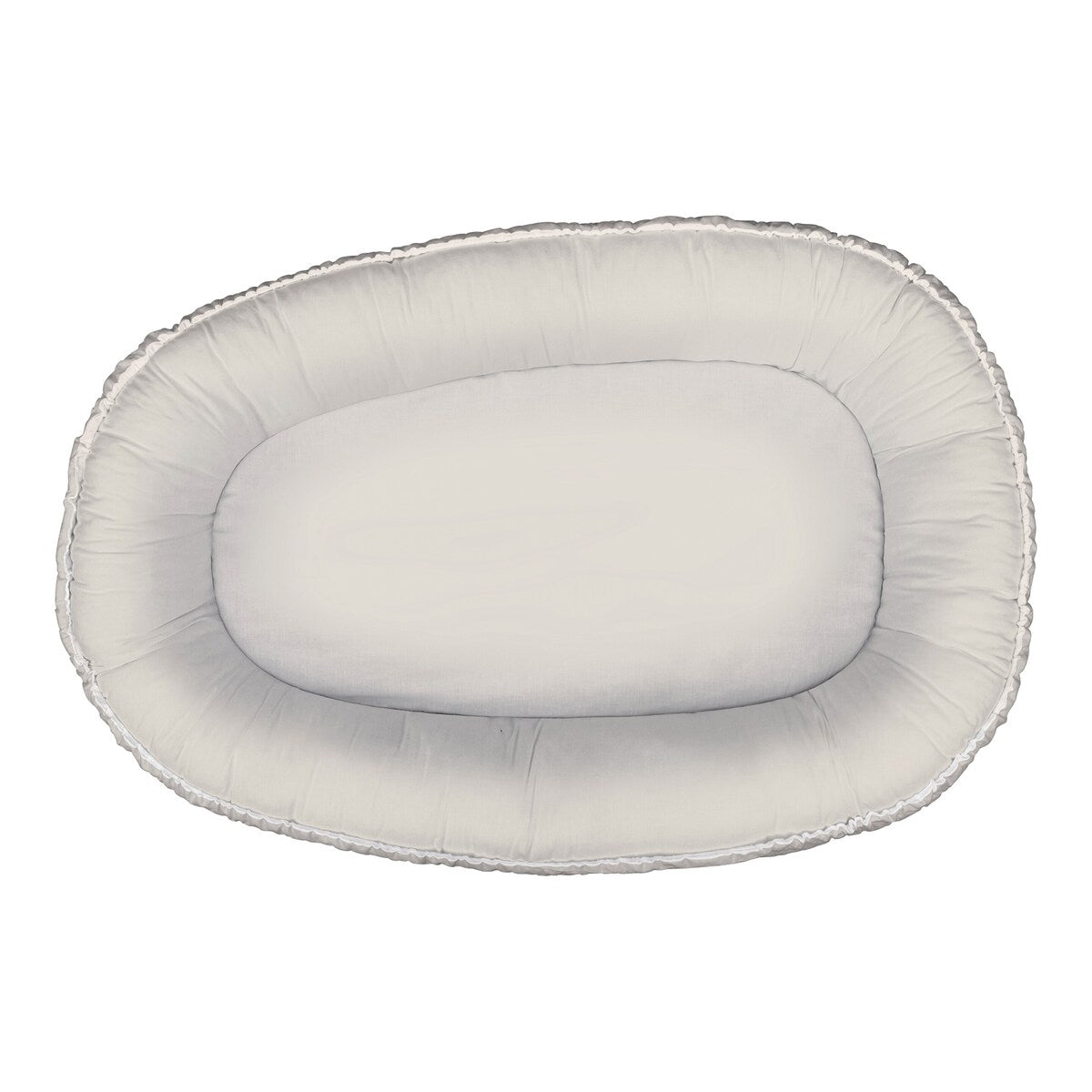 Detalj av babynest ensfarget bomull 80x55 cm fra fødsel
