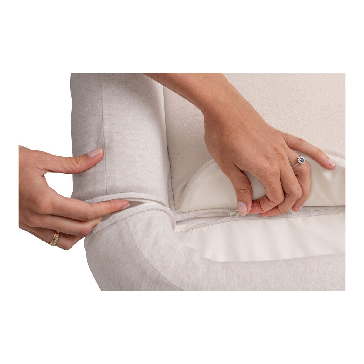 Babynest Mommy Pod 3in1 økologisk bomull som lekematte
