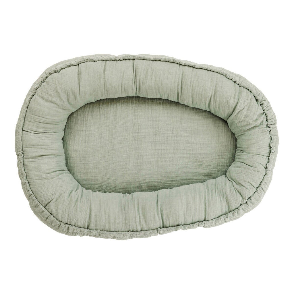 Babynest i musselin 82x55 cm fra fødsel til 5 mnd myk polstring