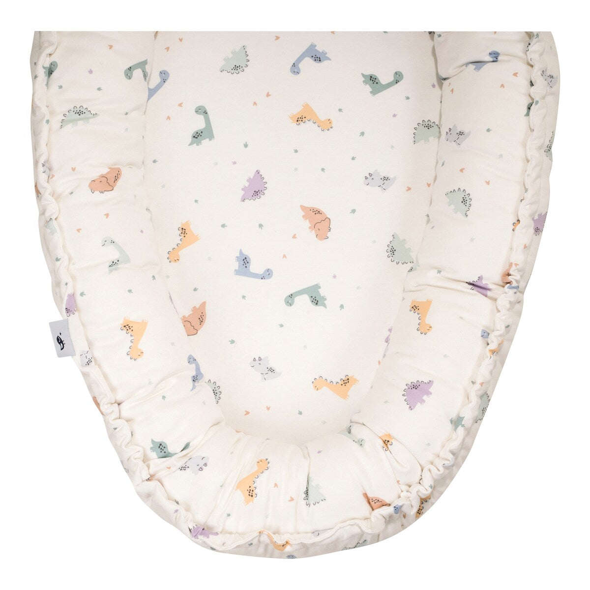 Babynest NIDO jersey bomull 80x55 cm i bruk på reise