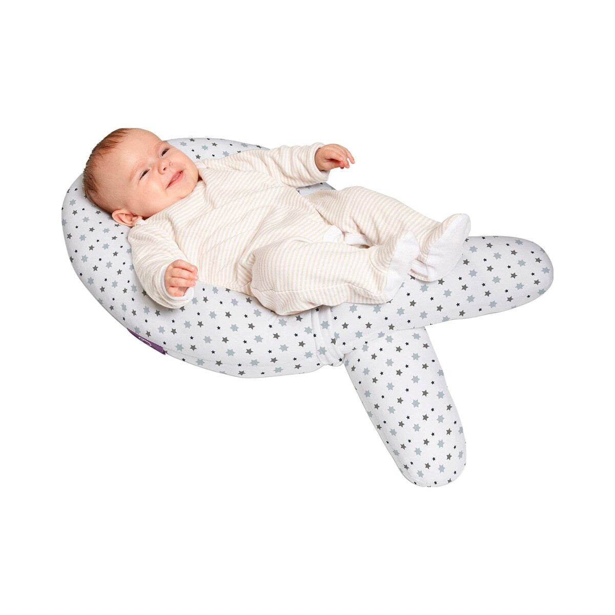 Babynest for utviklingsstøtte justerbar 170 cm detalj av stoff