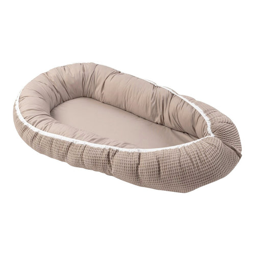 Babynest i vaffelpiqué 55x95 cm bomull forfra