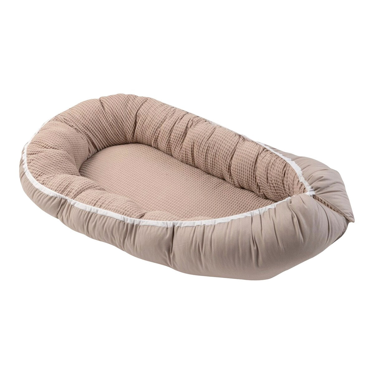 Babynest i vaffelpiqué 55x95 cm bomull bakside