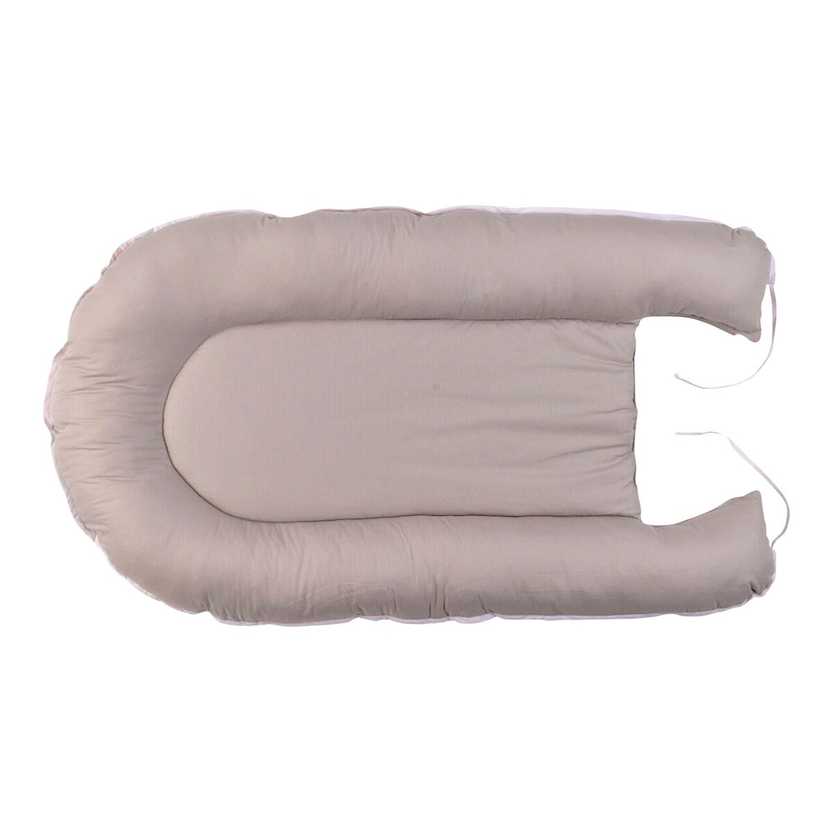 Babynest i vaffelpiqué 55x95 cm bomull montert på sofa