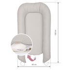Babynest vaffelpiqué vendbart 90x50 cm bomull - babybay