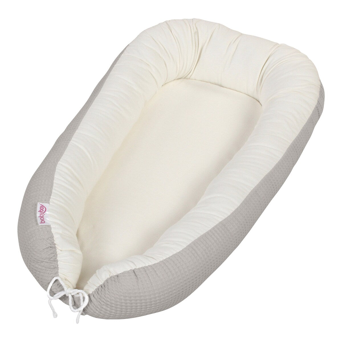 Babynest vaffelpiqué vendbart 90x50 cm bomull - babybay