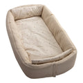 Babynest i vaffelpiqué med vendbart design forfra