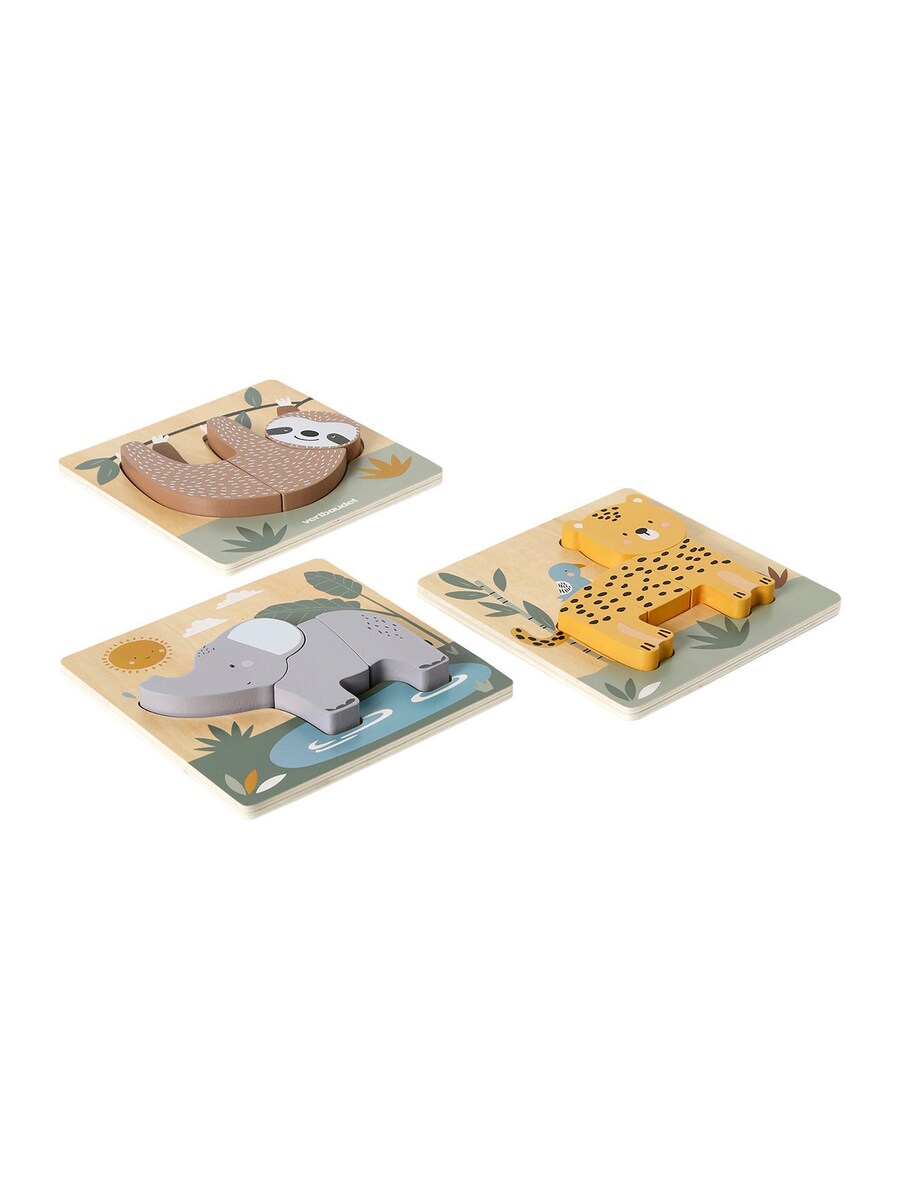 Babypuslespill 3-pack Tansania i tre FSC® bakside