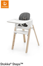 Bakside av babypute til Stokke Steps 6-18 mnd herringbone grey