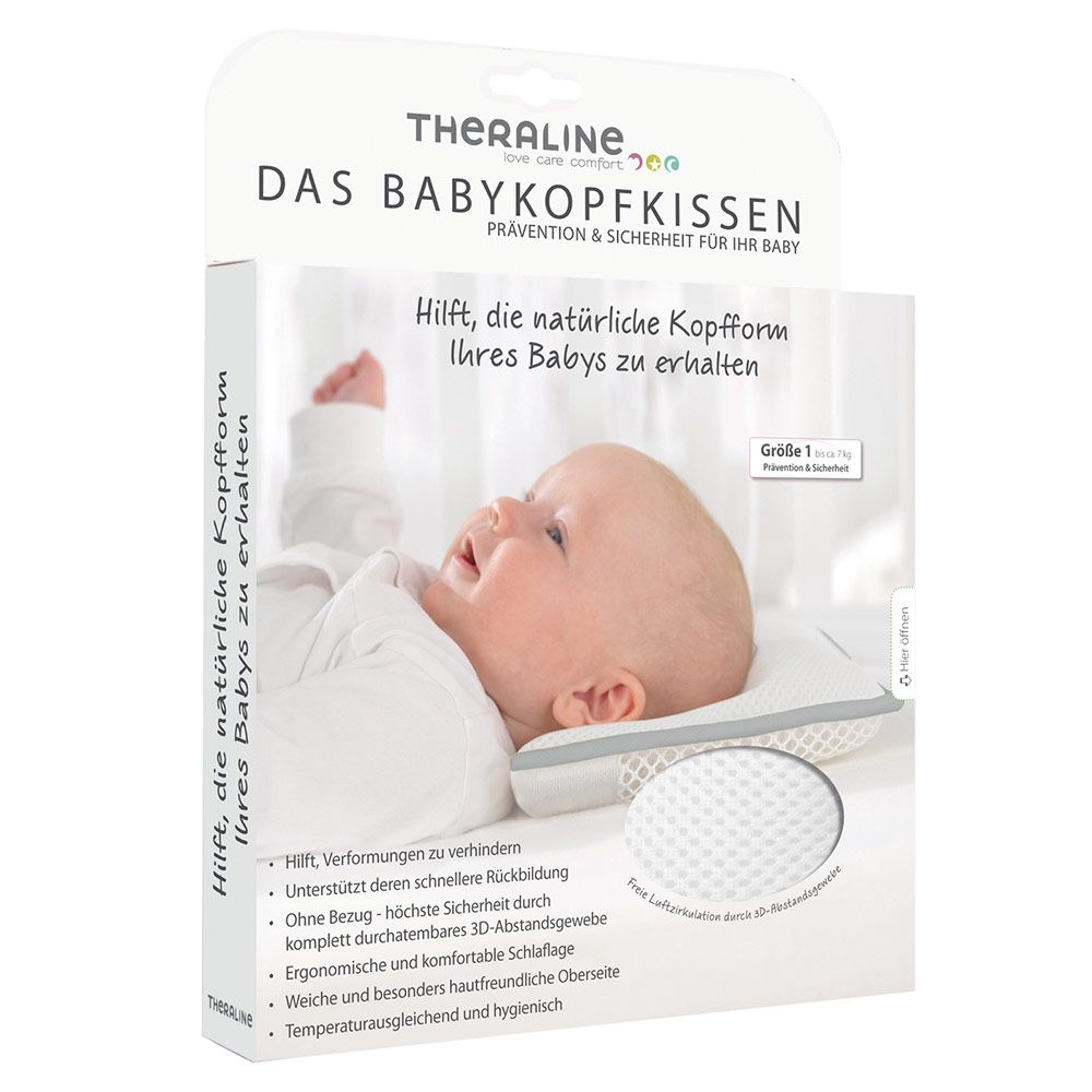 Babypute mot skjev hodeform str. 1 - Theraline bakside
