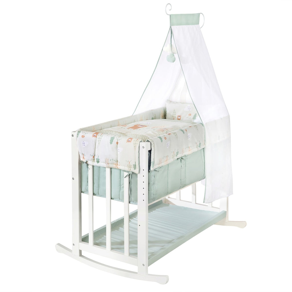 Babyseng 4-i-1 Woodland Buddies 45x90 cm forfra