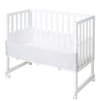 Detalj av barriere på Babyseng og bedside-seng 3-i-1 med barriere Sternenzauber grå - roba