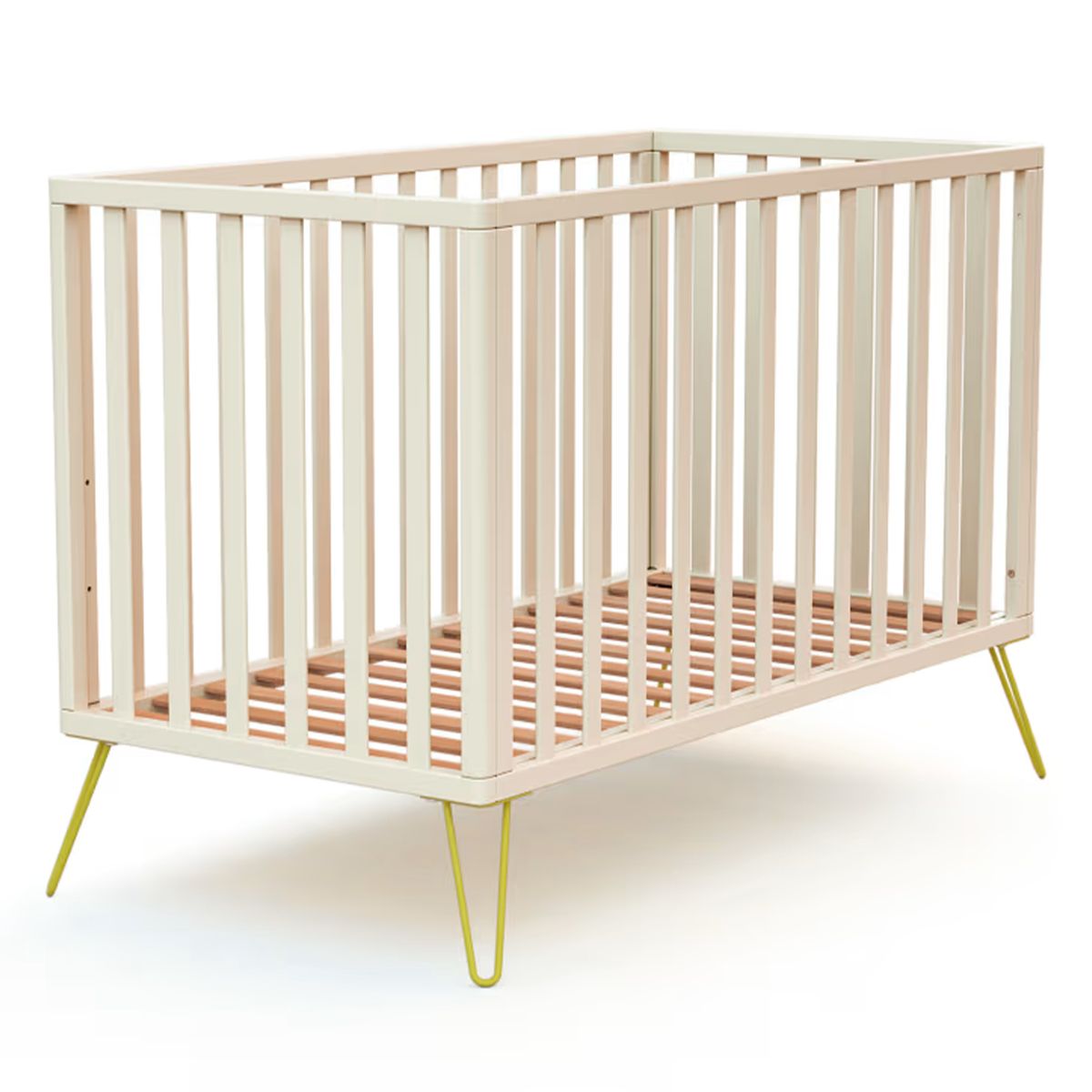 Babyseng ONLY 60 x 120 cm Bohème hvit og gul for trygg søvn