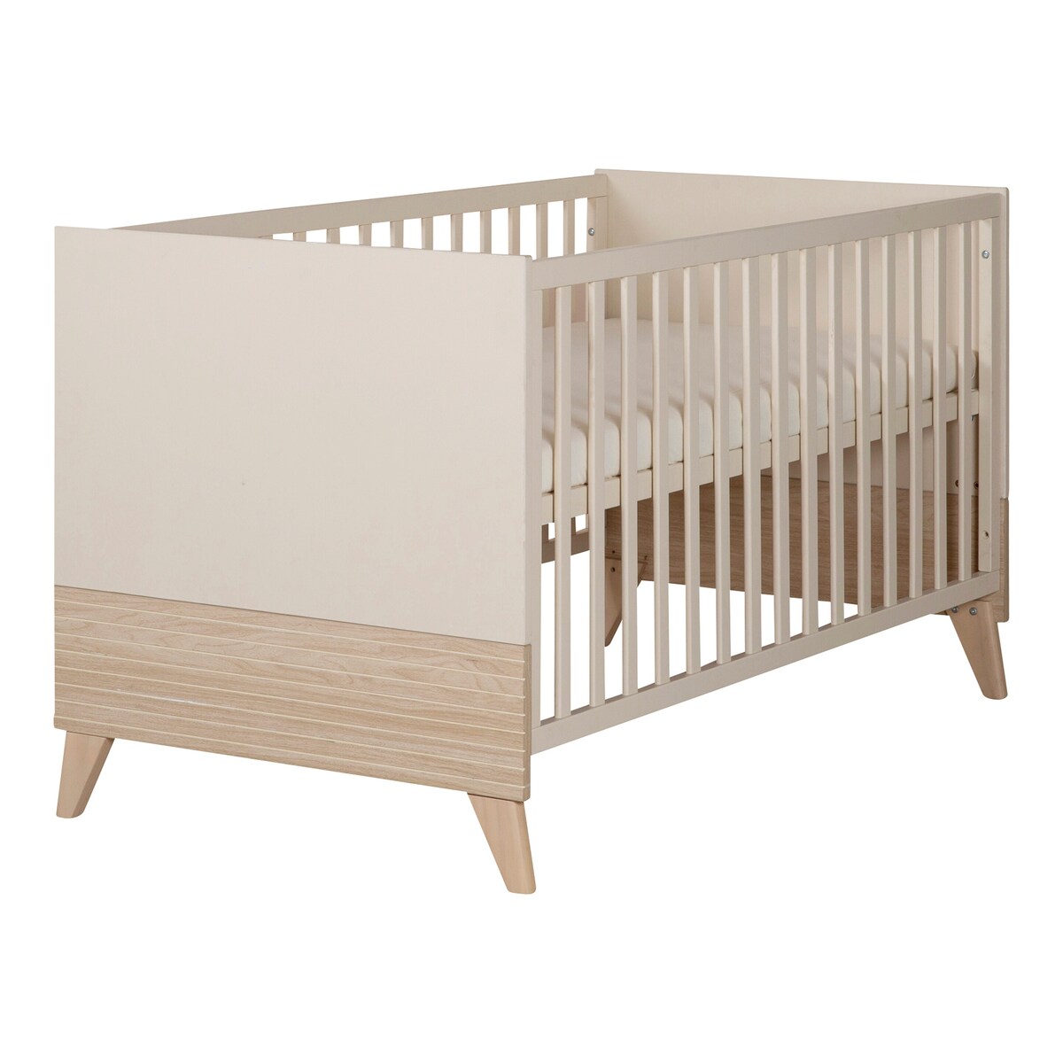 Babyseng Sidney 70x140 cm, konvertibel, opptil 50 kg forfra