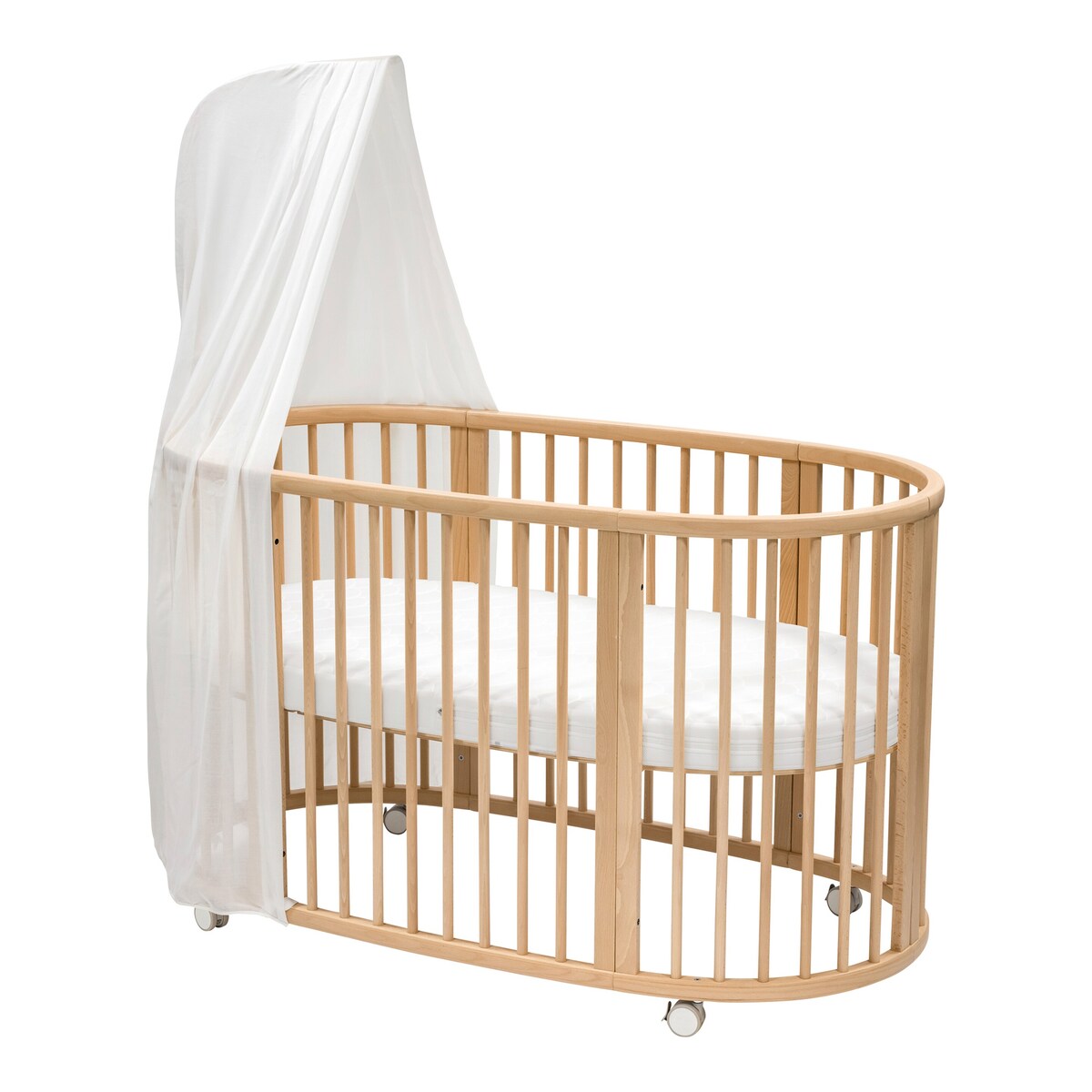 Detalj av Babyseng Sleepi i bøk