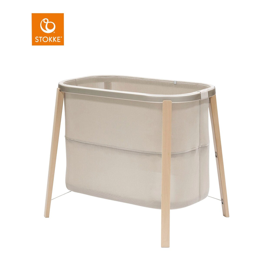 Babyseng Snoozi med madrass opptil 9 mnd 87x60 cm - Stokke