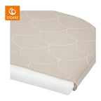 Babyseng Snoozi med madrass opptil 9 mnd 87x60 cm - Stokke