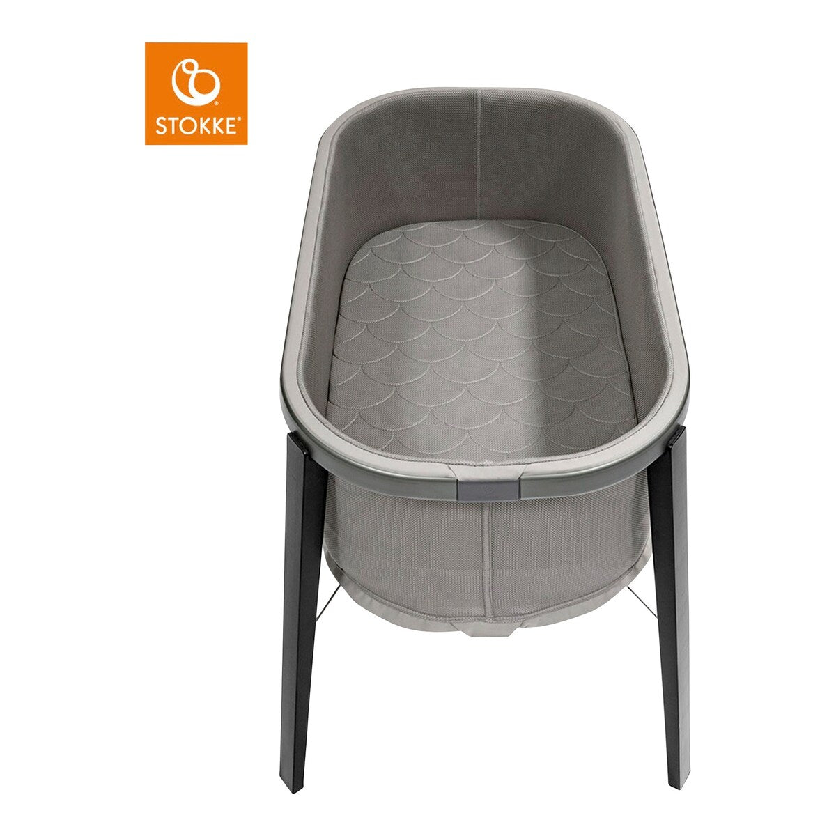 Babyseng Snoozi med madrass opptil 9 mnd 87x60 cm - Stokke