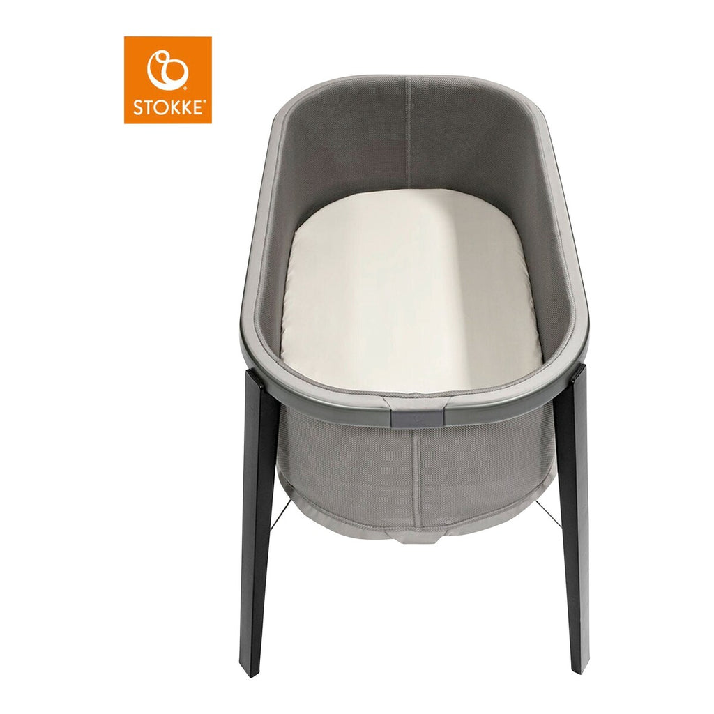 Babyseng Snoozi med madrass opptil 9 mnd 87x60 cm - Stokke