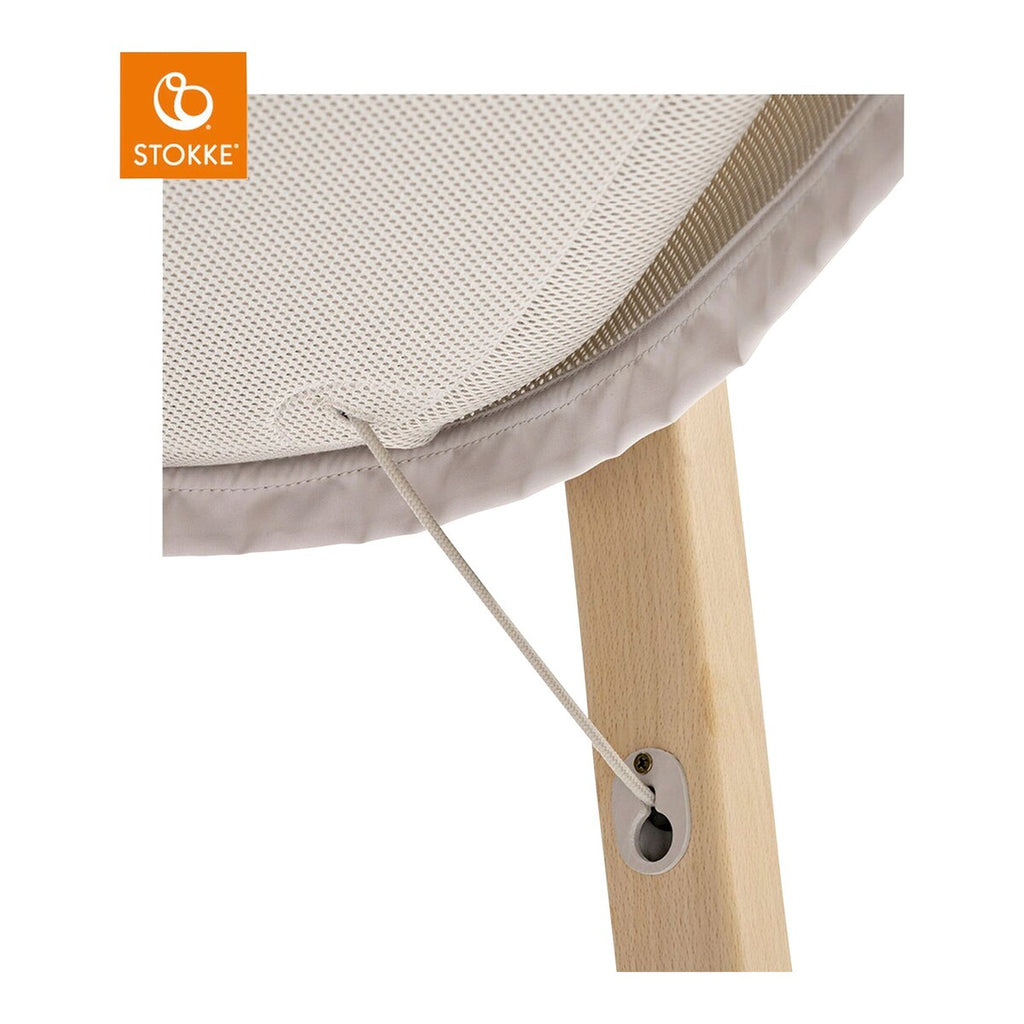 Babyseng Snoozi med madrass opptil 9 mnd 87x60 cm - Stokke
