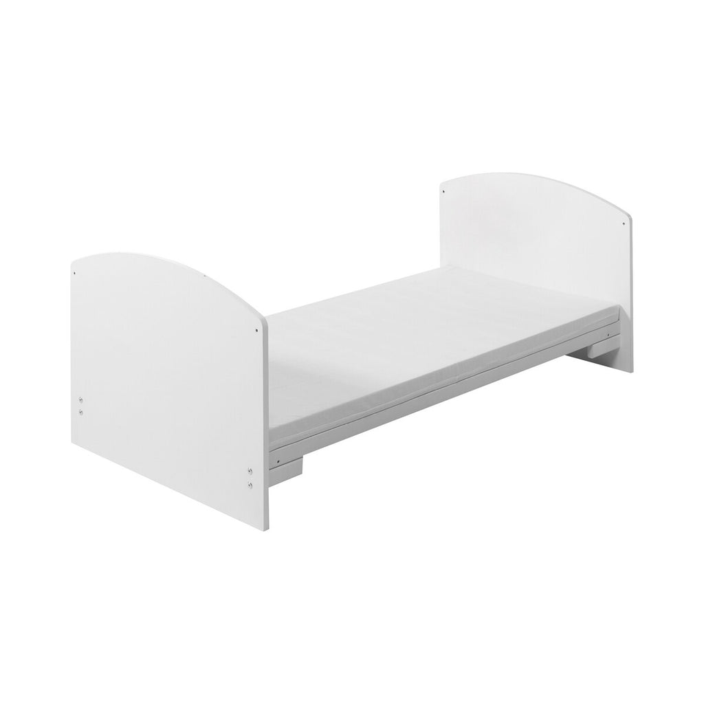 Montert babyseng og stellekommode Classic White 70x140 cm