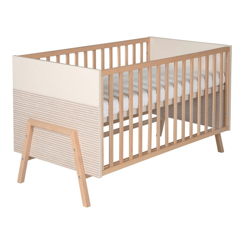 Babyseng og stellekommode Happy 0-6 år, 2-delers sett bakside