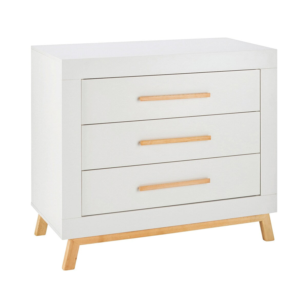 Babyseng og stellekommode Miami 70x140 cm justerbar lattenrost