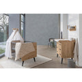 Babyseng og stellekommode Morris Oak 2-delt sett forfra